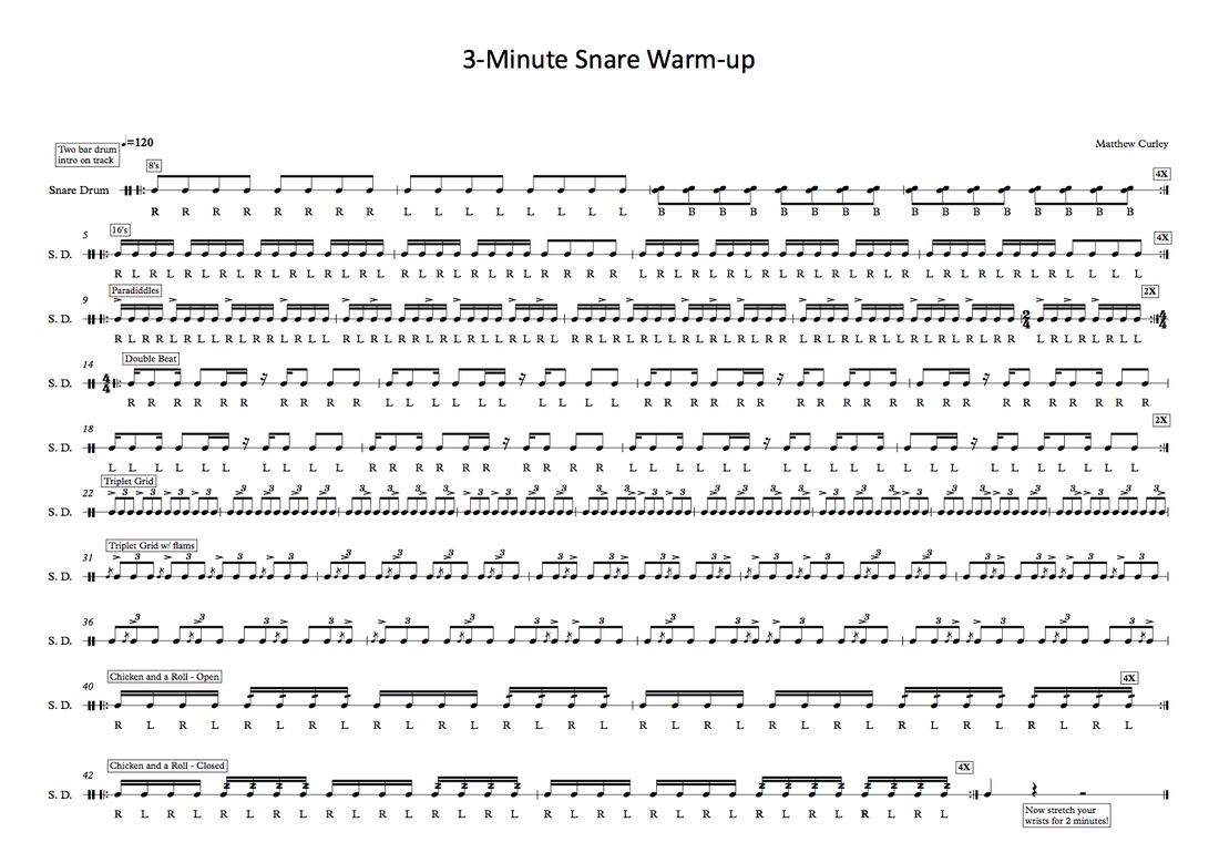 Marching Snare Drum Music
